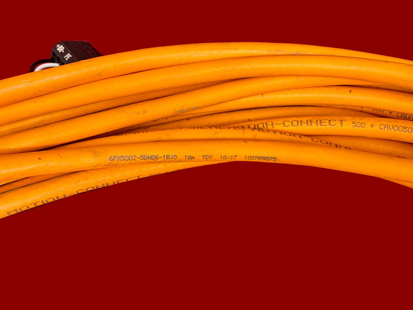 Siemens 6FX5002-5DN06-1BJ0 MOTION CONNECT 500 power cable 18m
